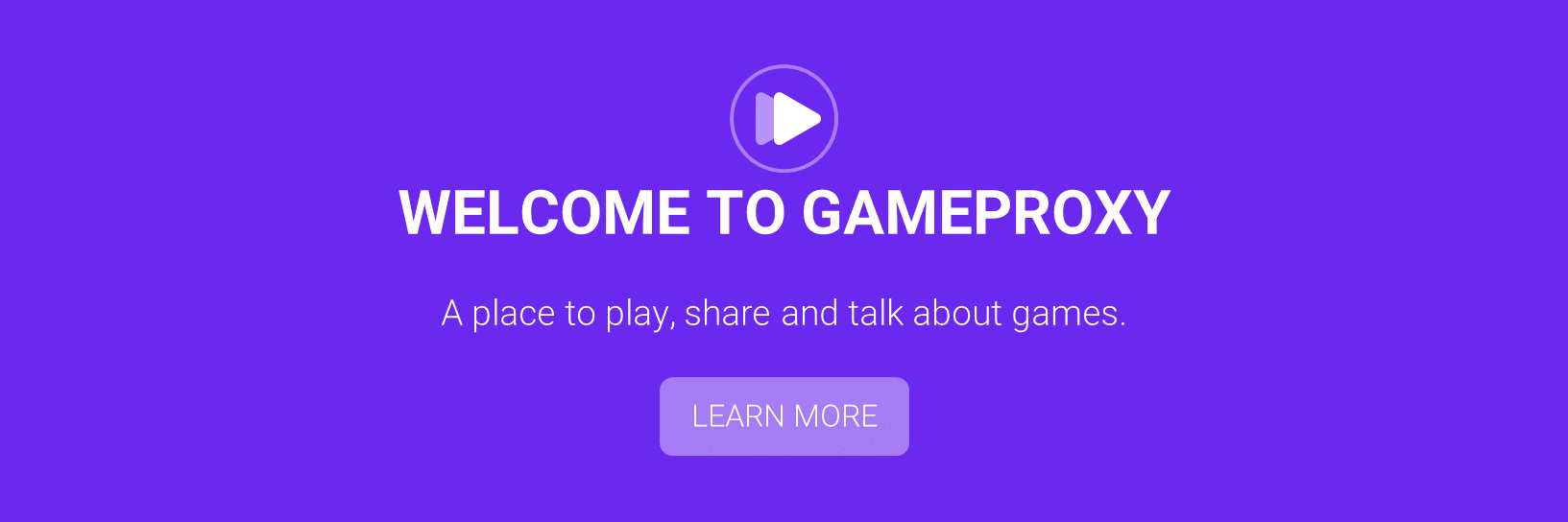Welcome to GameProxy.